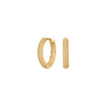 8kt. Goldcreolen m. cz