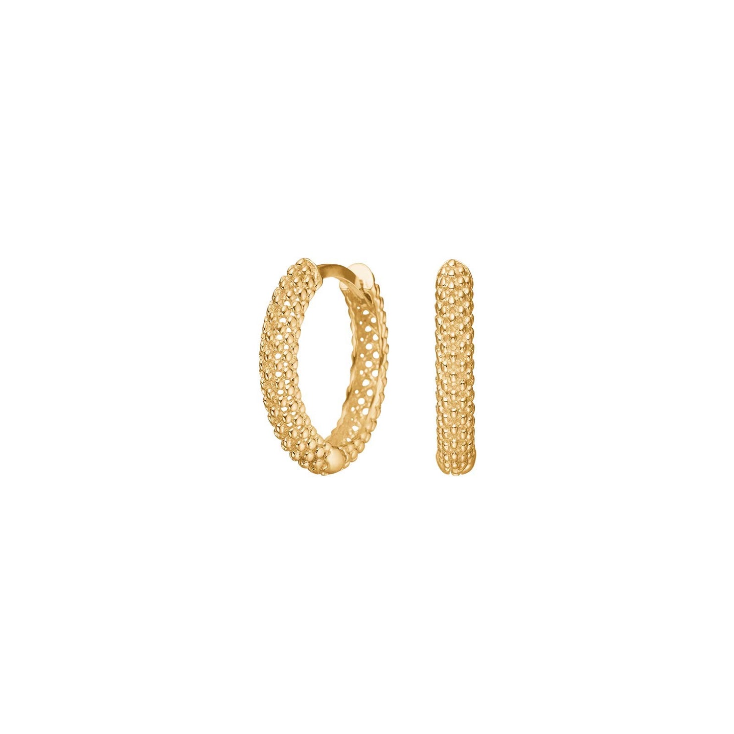 8kt. Goldcreolen m. cz