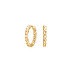 8ct gold hoops