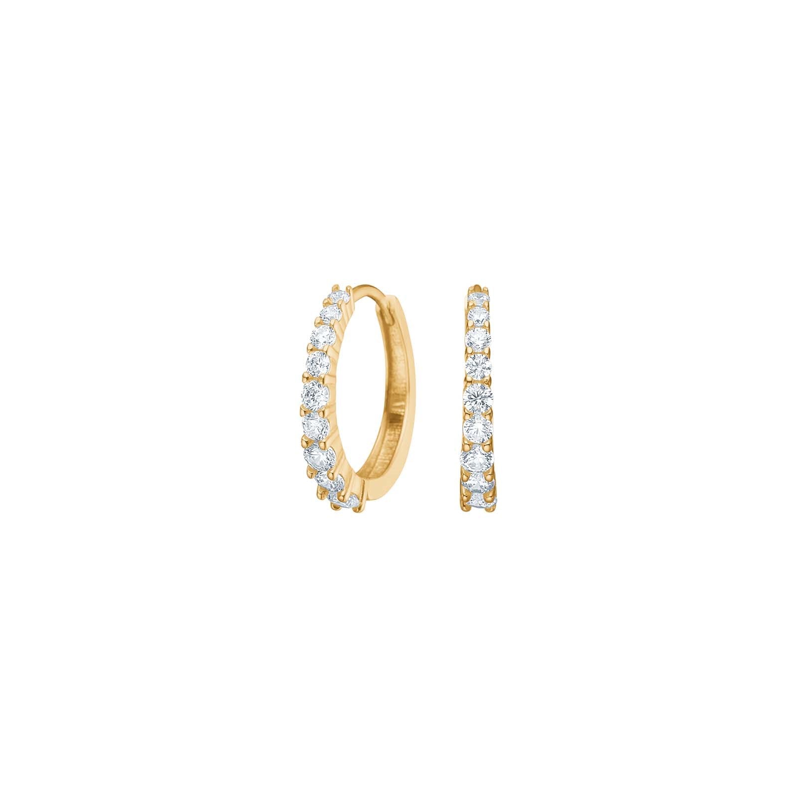 8Kt. Goldcreolen m. cz