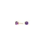 8kt. Ohrstecker  m 4mm Amethyst