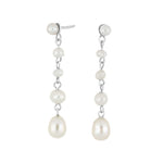 Silver earring PEARL52