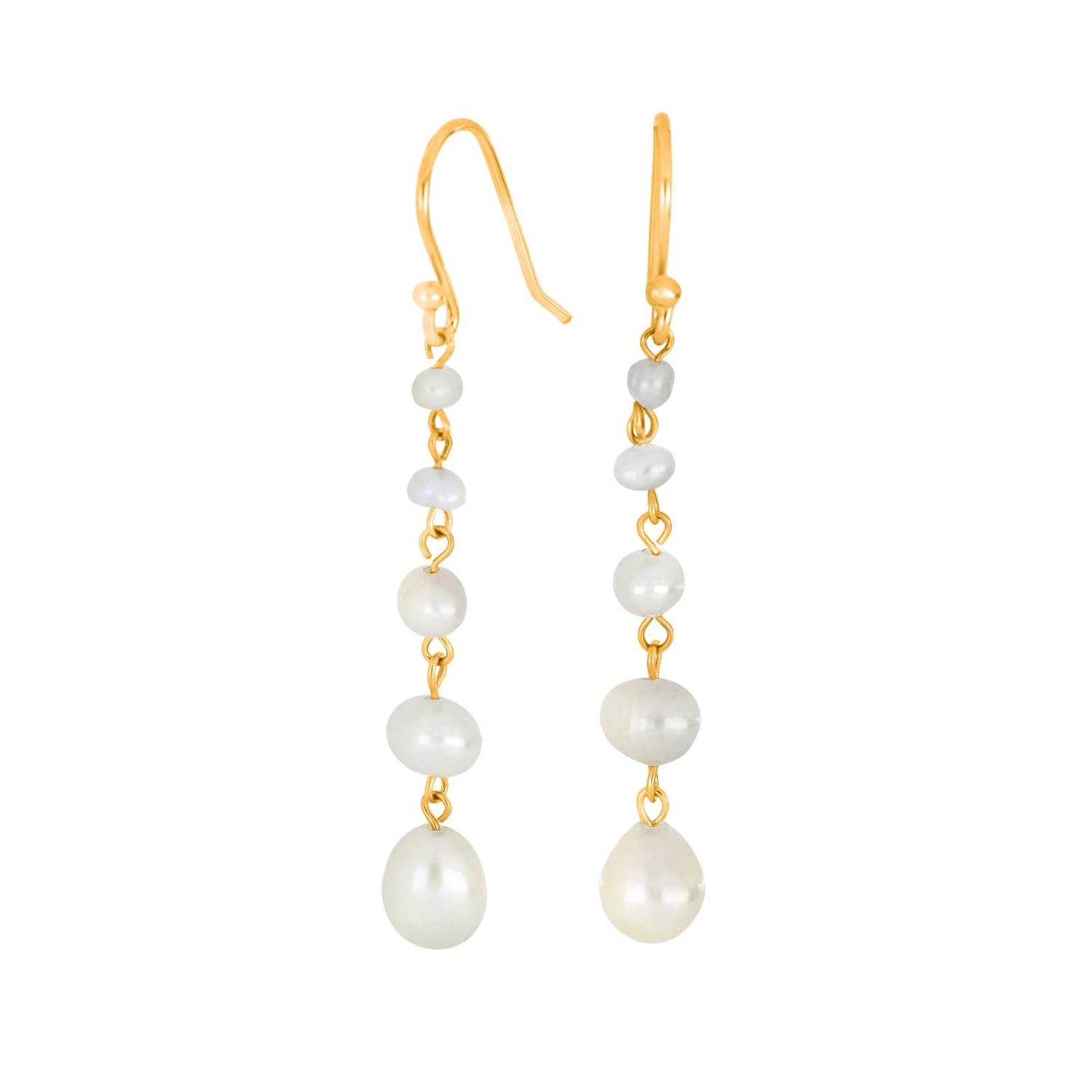Geschmiedete Silberohrringe PEARL52