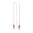 Silver ear hoops YAY52