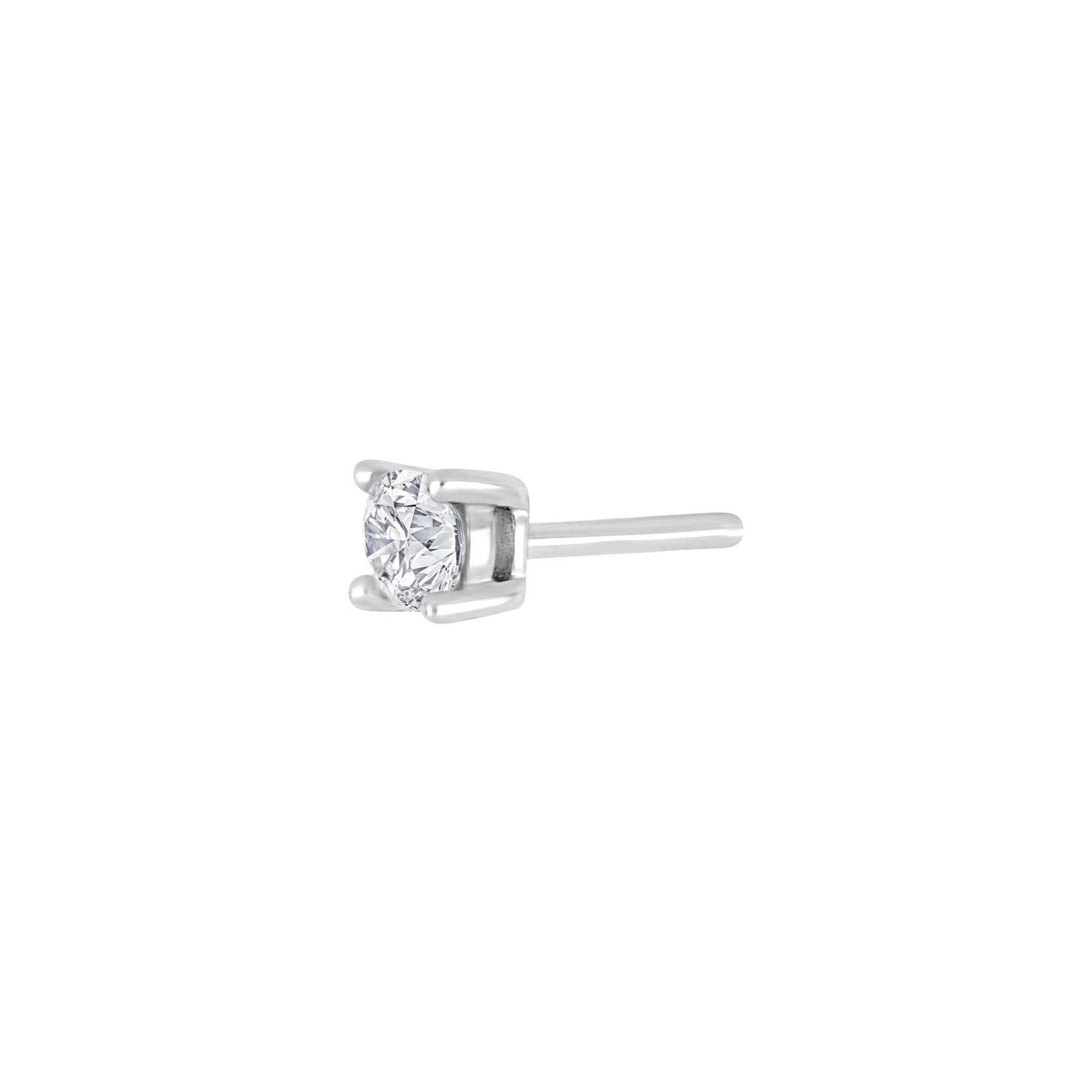 SON Stahl Ohrring 3mm 1 Stück