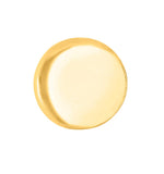 SON steel earring IP gold plate 1 pcs.