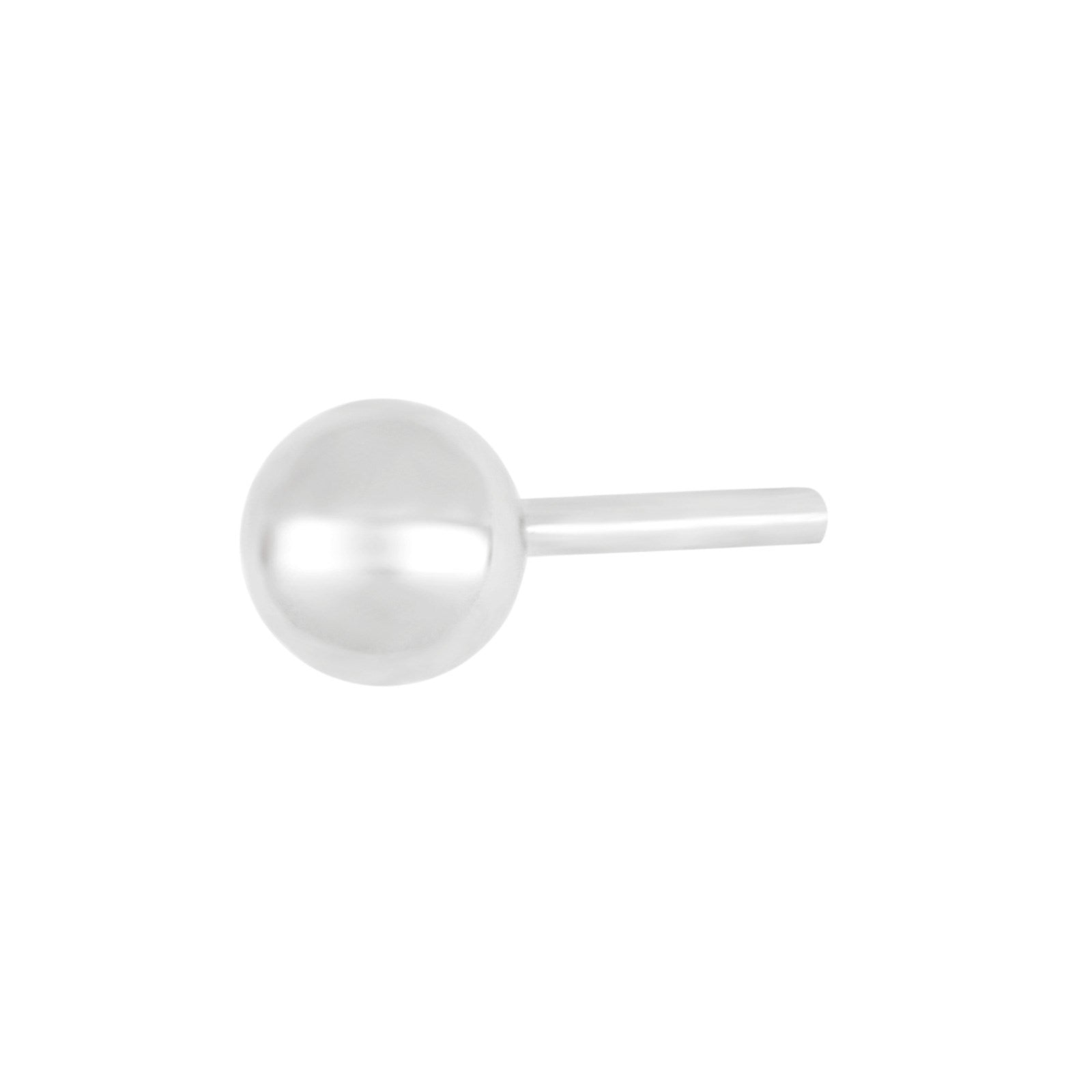 SON Stahl Ohrring Ball 4mm 1 Stück