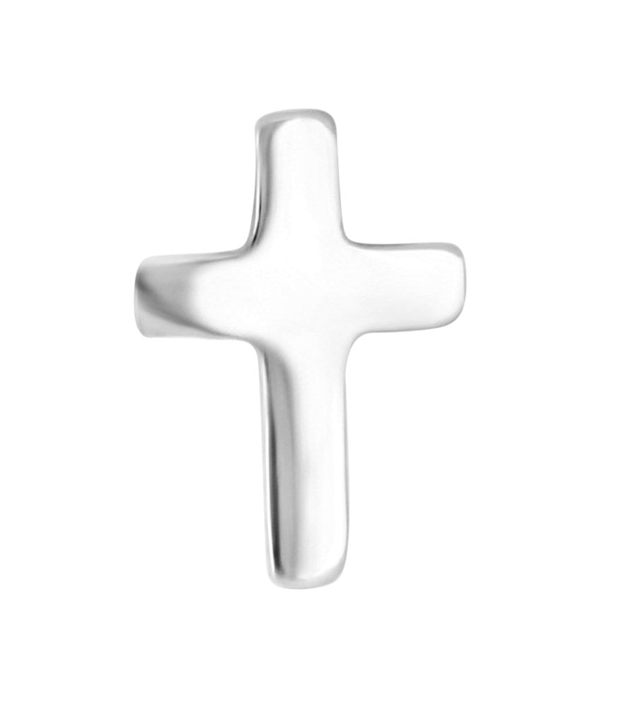 SON Stahl Ohrring Kreuz 1 Stück