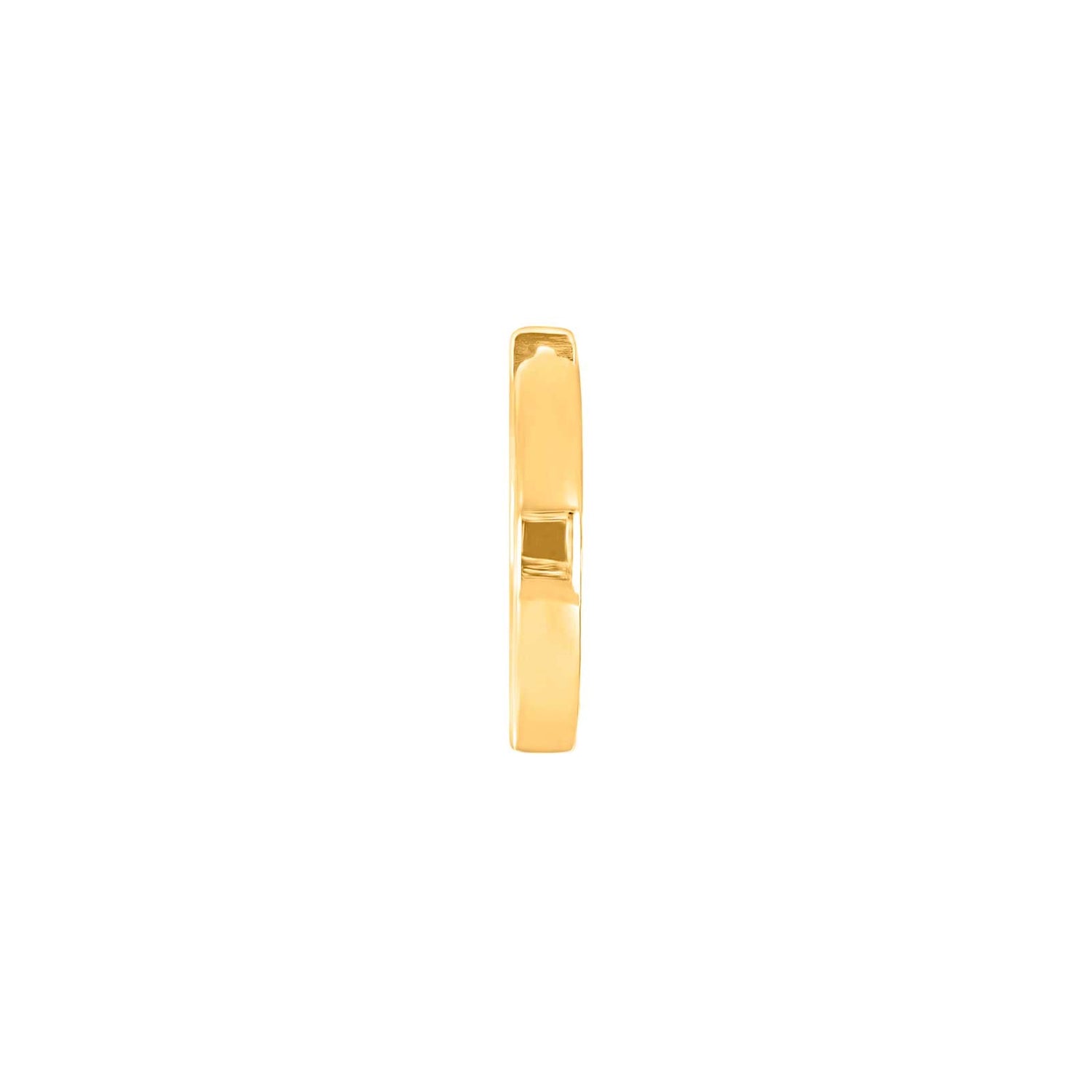 SON Stahl Creolen IP gold 12mm 1 Stück