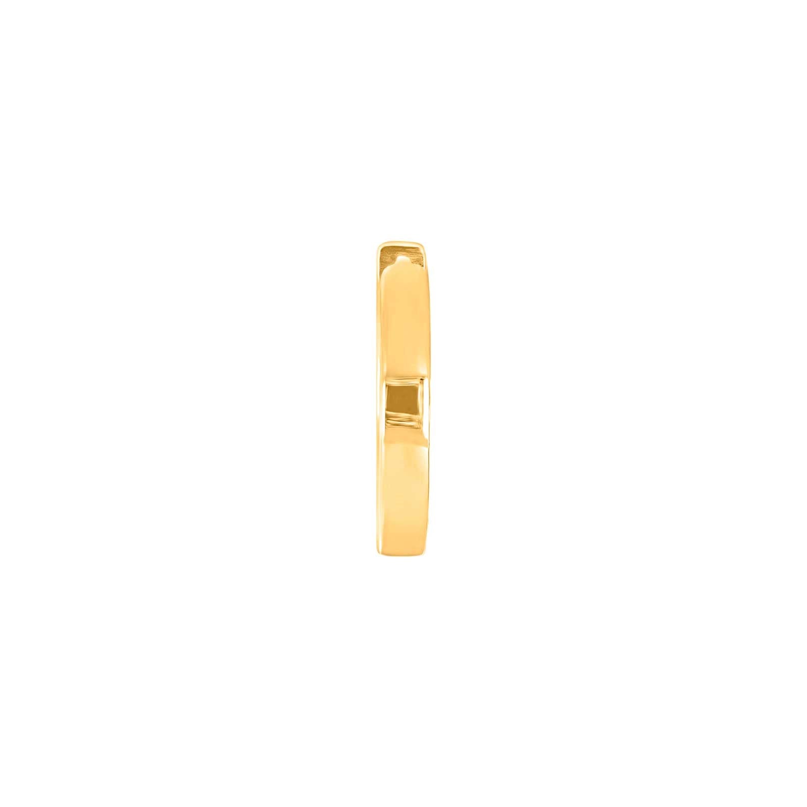 SON steel hoops IP gold 12mm 1 pcs.