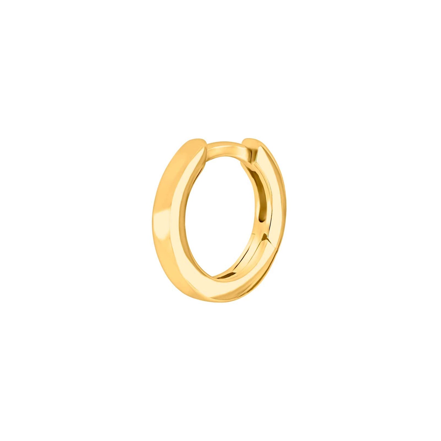 SON Stahl Creolen IP gold 12mm 1 Stück