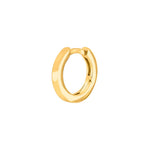 SON Stahl Creolen IP gold 12mm 1 Stück