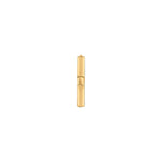SON Stahl Creolen IP gold 13,5mm 1 Stück