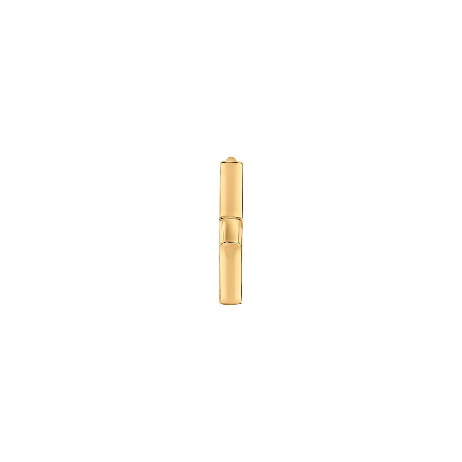 SON Stahl Creolen IP gold 13,5mm 1 Stück