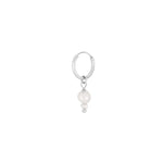 SON steel hoops with pearl 1 pcs.