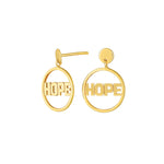 Silver ear hanger HOPE LOH 15mm