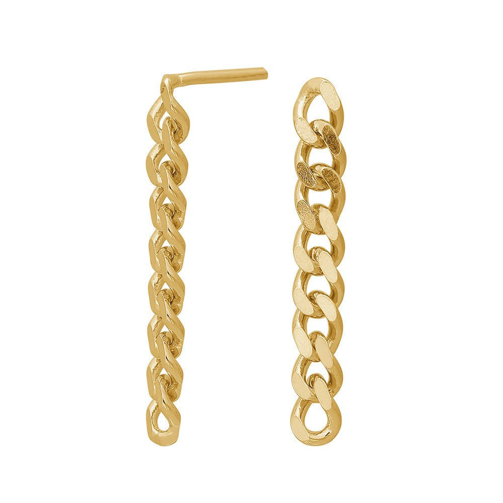 Silber Ohrhänger PANZER52 25mm