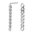 Silver ear hanger PANZER52 25mm