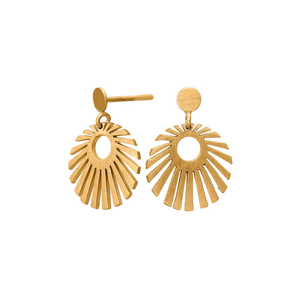 Silver earring SUN52 15mm