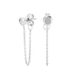 Silver earring CANDY52 4mm