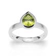 925/- Ring mattiert/glänzend, Peridot 1,43 ct