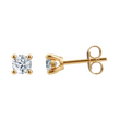 LUXURY 14kt. guldørestikker m. lab grown diamant 2x0,25ct TW/VS2