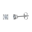LUXURY 14kt. guldørestikker m. lab grown diamant 2x0,35ct TW/VS2