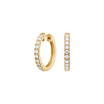 LUXURY 14kt. guldcreoler m. lab grown diamant 0,68ct TW/VS2