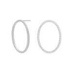 Silver earrings EMILYNOR 25mm
