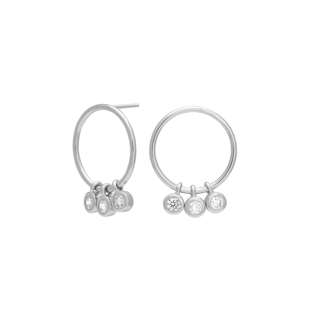 Silberohrstecker EMMYNOR 22mm