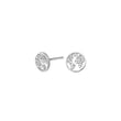 Silver ear studs ETTANOR 10mm