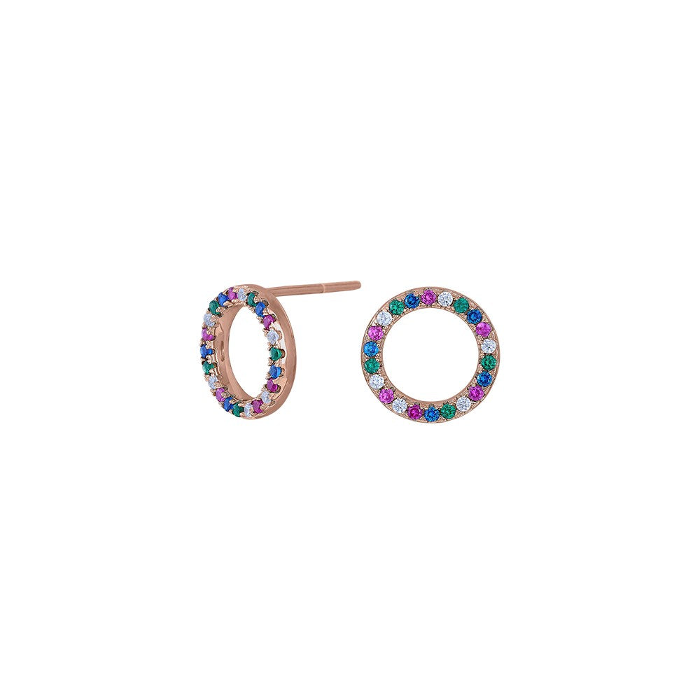 Silver ear studs FILUCANOR 10mm