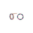 Silver ear studs FILUCANOR 10mm