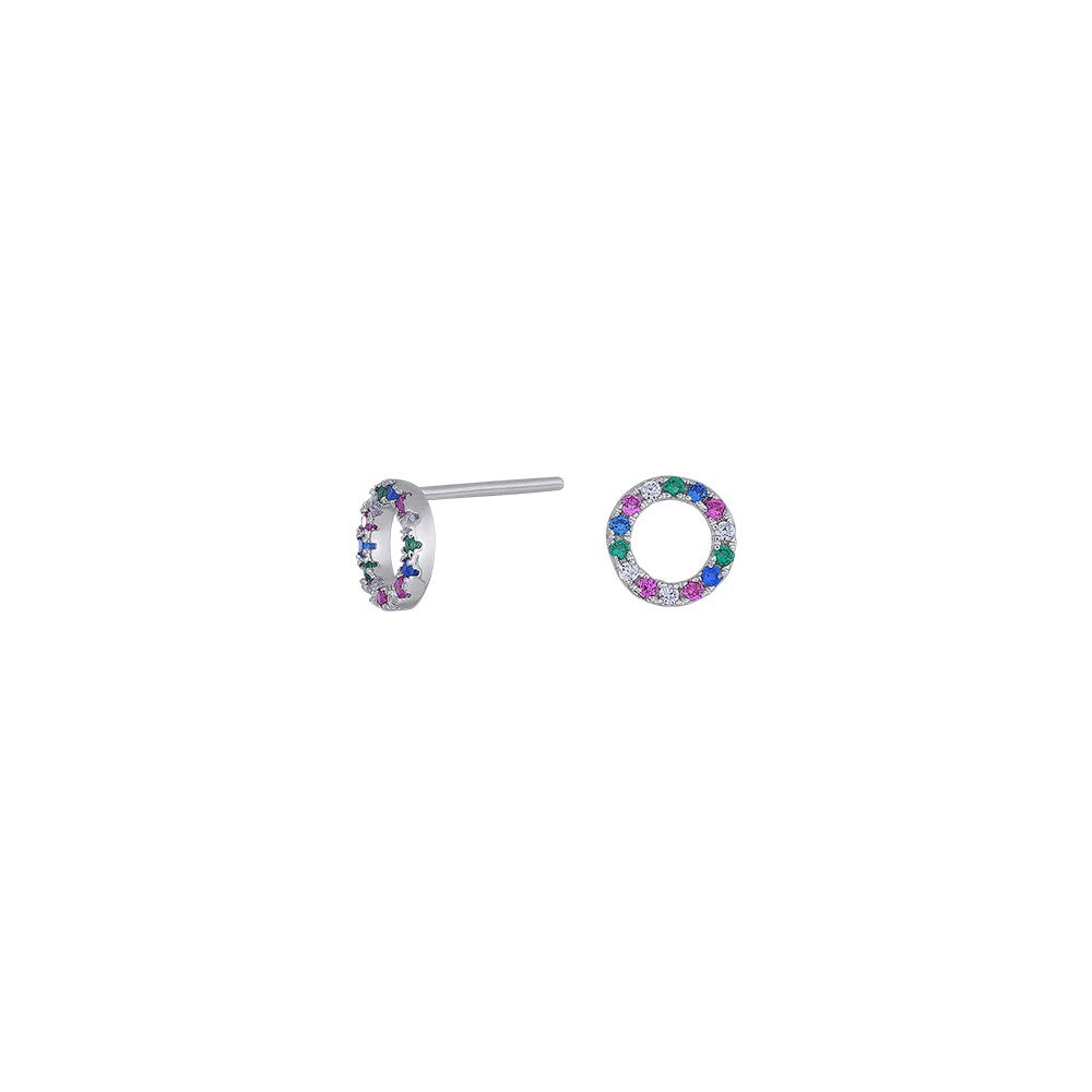 Silver ear studs FILUCANOR 8mm