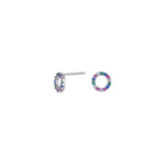 Silver ear studs FILUCANOR 8mm