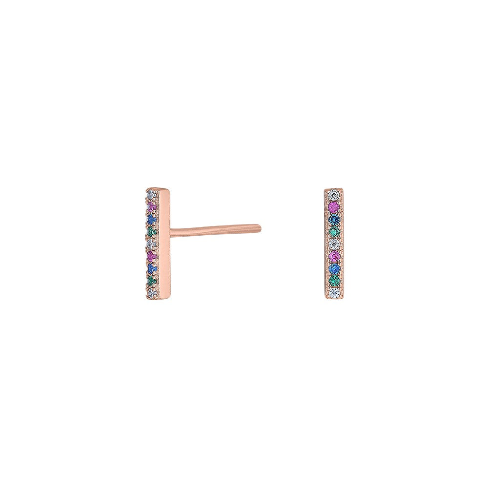 Silver ear studs FIRANOR 10mm