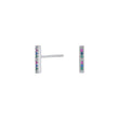 Silver ear studs FIRANOR 10mm