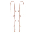 Silver earring GWENNOR 13cm
