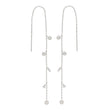 Silver earring GWENNOR 13cm