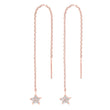 Silver ear chains w/star HAYLEYNOR