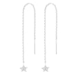 Silver ear chains w/star HAYLEYNOR