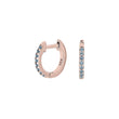 Silver creole light blue cz HELLENOR