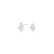 Silver ear studs IRENENOR