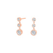 Silver ear studs JOJONOR