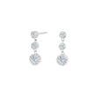Silver ear studs JOJONOR