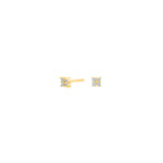 Silver ear studs 3mm JOANNOR