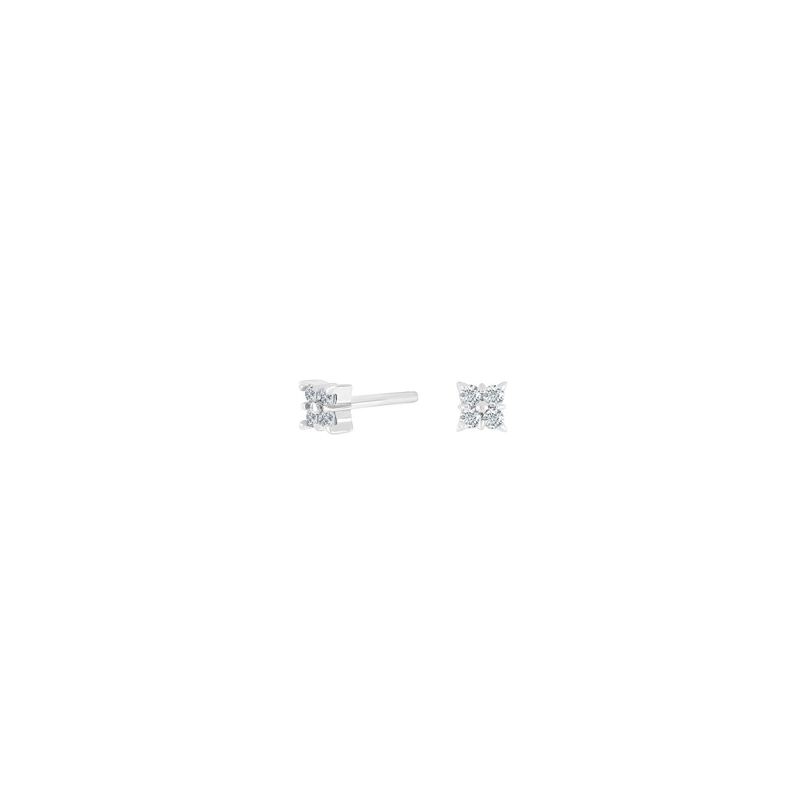 Silver ear studs 3mm JOANNOR