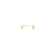 Silver ear studs 4mm JOANNOR