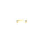 Silver ear studs 4mm JOANNOR