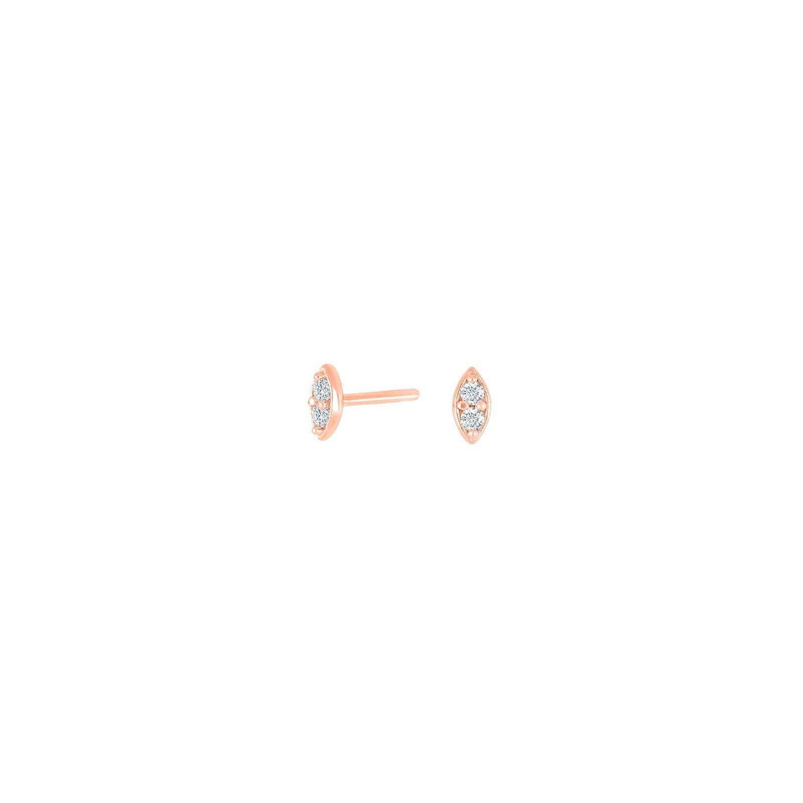 Silver ear studs 5mm JOANNOR